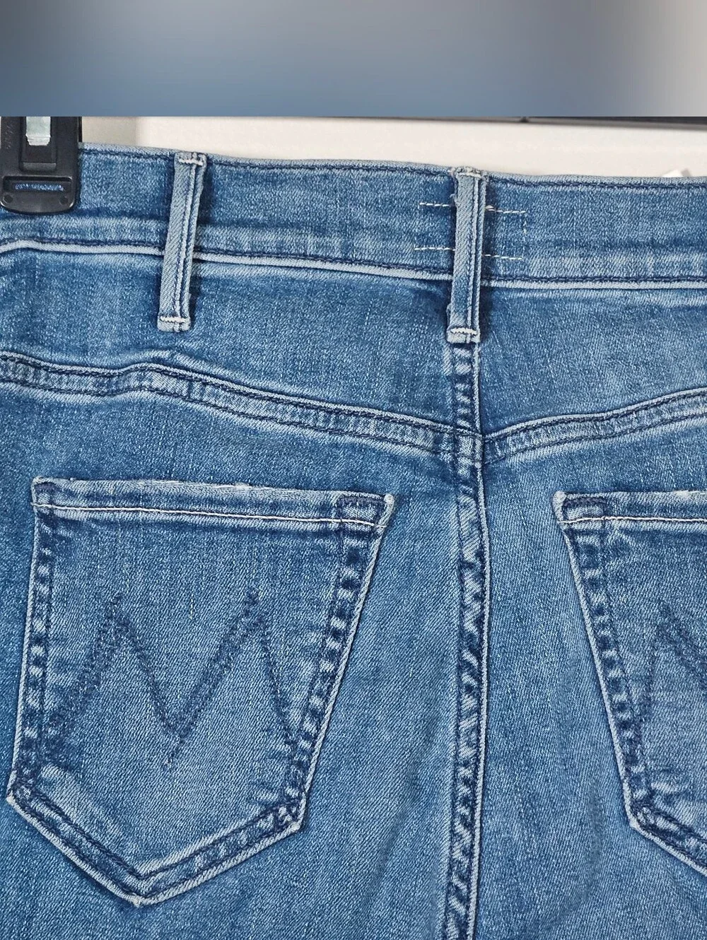 Mother The Hustler Ankle Fray Can't Stop Staring Wash SZ 24 Distressed